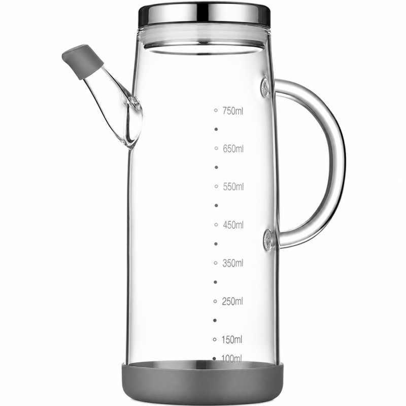 Marked Glass Oil Bottle