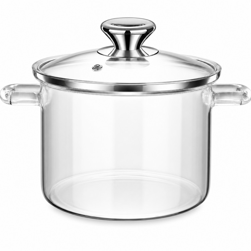 Clear Glass Stockpot