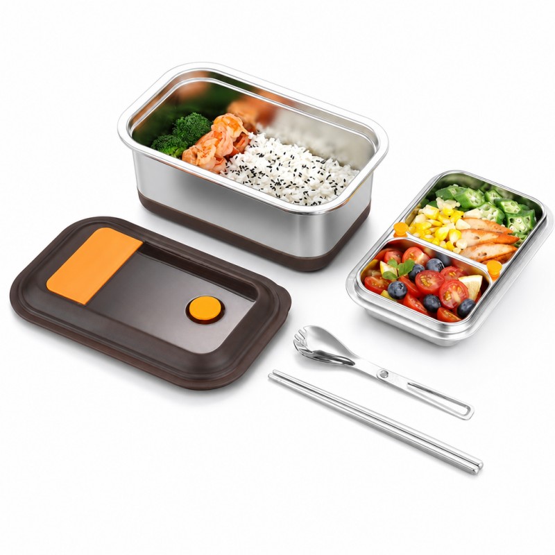 Insulated Divided Lunch Box