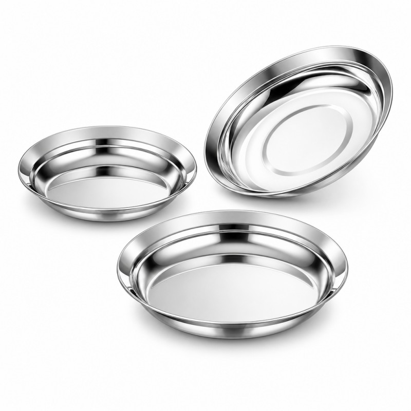 Thickened Anti-spill Round Plate