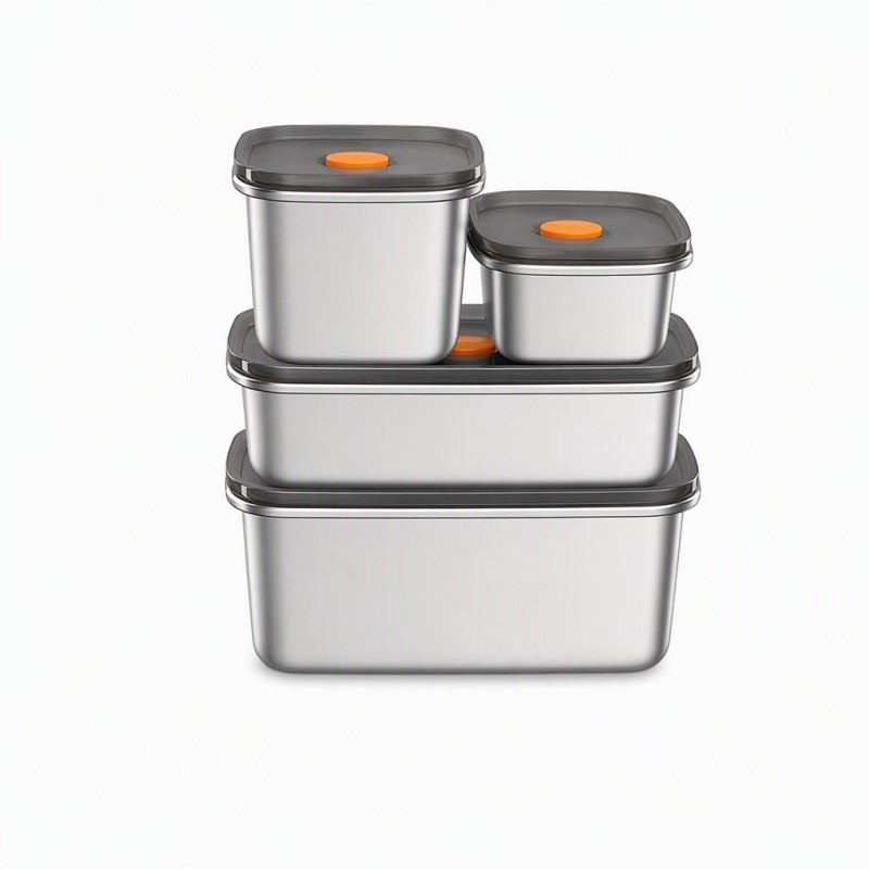 Airtight Food Storage Box, Food-grade lunch container, fridge airtight storage for fruit & meals, leakproof & odor-proof