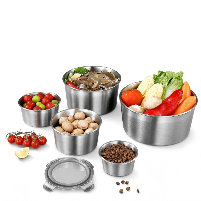 Airtight storage bowl for freezer-safe ingredient storage