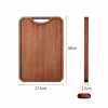 Ebony Wood Cutting Board, Solid whole wood mold-proof dual-side chopping board for home kitchen
