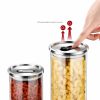 Glass Airtight Canister, Food-grade sealed jar for grain, tea and coffee bean moisture-proof storage