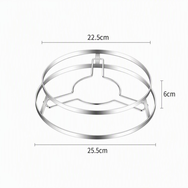 Heat-insulating Pot Stand, Heatproof rack works as steaming stand and pot pad for kitchen storage