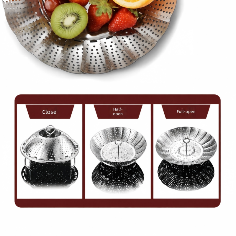 Retractable Foldable Steaming Rack - Image 2